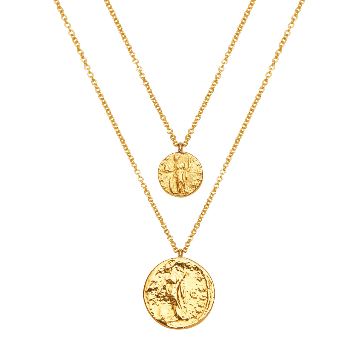 Amber sceats online necklace double coin