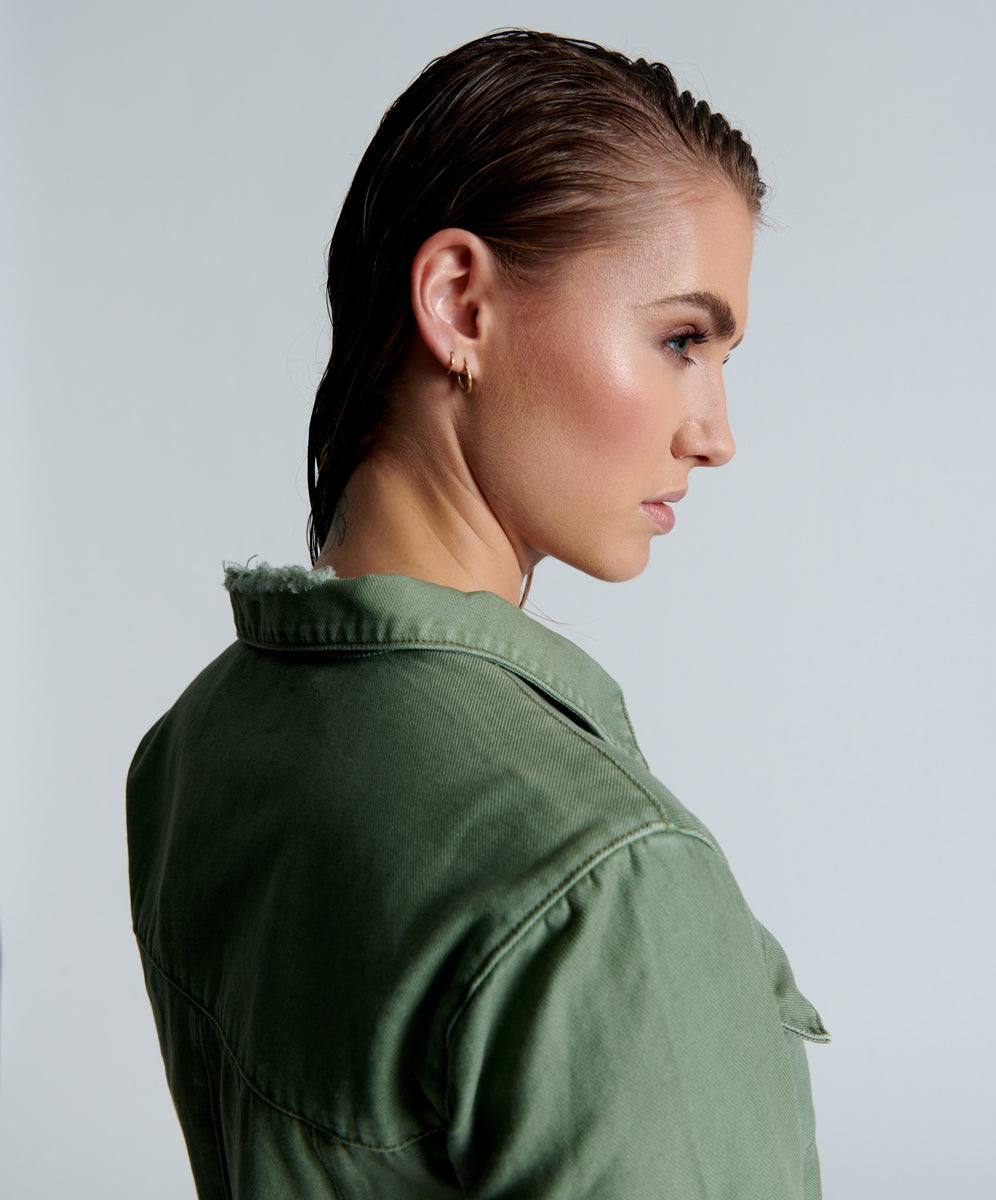 Pippa Utility Jacket, Khaki