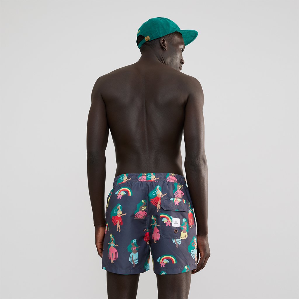 Hula girl swim on sale trunks