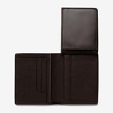 Status Anxiety MENS NATHANIEL WALLET CHOCOLOATE LEATHER