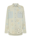 ONE TEASPOON Womens Everyday Denim Shirt - Sundae Star