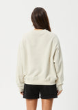 AFENDS Womens Tranquil Crew Neck Jumper - Moonbeam