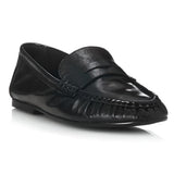 ALIAS MAE Womens Ivana Leather Loafer Shoes - Black Oily Leather, WOMENS SHOES, ALIAS MAE, Elwood 101