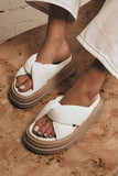 ALIAS MAE Womens Vera Slides - Bone