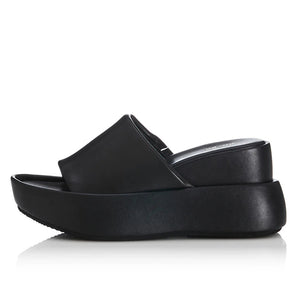 ALIAS MAE Womens Acey Leather Mules - Black, WOMENS SHOES, ALIAS MAE, Elwood 101