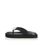 ALIAS MAE Womens Ana Leather Sandals - Black