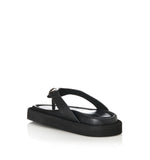 ALIAS MAE Womens Ana Leather Sandals - Black