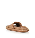 ALIAS MAE Womens Tyla Pecan Raffia Slides, WOMENS SHOES, ALIAS MAE, Elwood 101