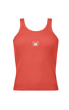 ARAMINTA JAMES Womens Crabe Tank - Lobster Red