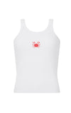 ARAMINTA JAMES Womens Crabe Tank - Snow