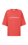 ARAMINTA JAMES Womens Fantastico Tee - Lobster Red