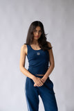 ARAMINTA JAMES Womens Mio Tank - Midnight Blue, WOMENS TEES & TANKS, ARAMINTA JAMES, Elwood 101