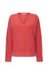 ARAMINTA JAMES Womens Serafina Knit Sweater - Lobster Red