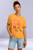 AUGUSTE THE LABEL Womens Fleurs Classic Tee - Mango