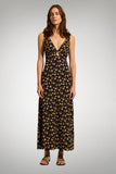 AUGUSTE THE LABEL Womens Iona Midi Dress - Black Eloise Ditsy Floral, WOMENS DRESSES, AUGUSTE THE LABEL, Elwood 101