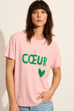 AUGUSTE THE LABEL Womens Heart Classic Tee - Pink, WOMENS TEES & TANKS, AUGUSTE THE LABEL, Elwood 101