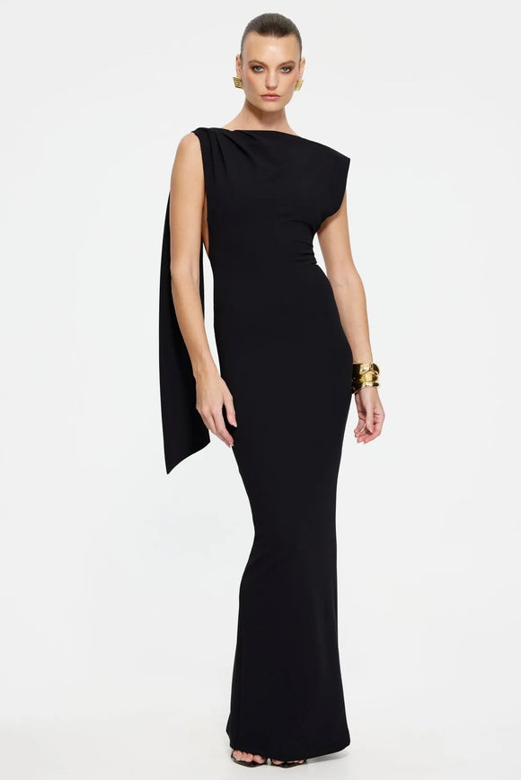 EFFIE KATS Womens Audrey Gown - Black