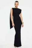 EFFIE KATS Womens Audrey Gown - Black