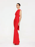 EFFIE KATS Womens Audrey Gown - Cherry Red