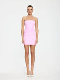 EFFIE KATS Womens Lisi Mini Dress - Taffy Pink