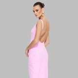 EFFIE KATS Womens Verona Gown - Taffy Pink