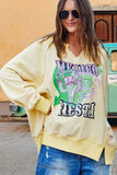 HAMMILL & CO Womens Mexican Fiesta Sweat - Vintage Lemon, WOMENS KNITS & SWEATERS, CAT HAMMILL, Elwood 101