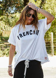 HAMMILL & Co Womens Frenchie Tee White