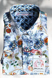 JOHN LENNON Mens Ascot Short Sleeve Shirt - White