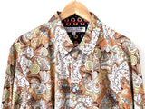 JOHN LENNON Mens Watford Long Sleeve Paisley Shirt - Mustard, MENS SHIRTS, JOHN LENNON, Elwood 101