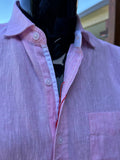 JOHN LENNON Mens Spotland Linen Long Sleeve Shirt Pink, MENS SHIRTS, JOHN LENNON, Elwood 101