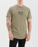 KISS CHACEY Mens Amery Tee - Khaki Black