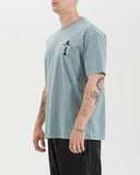 KISS CHACEY Mens Wendel Box Fit Tee Shirt - Pigment Lead