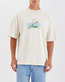 NOMADIC PARADISE Mens Lily Street Tee - Tofu, MENS TEE SHIRTS, NOMADIC PARADISE, Elwood 101