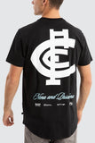 NXP x AFL Carlton Blues Prime Tee - Jet Black