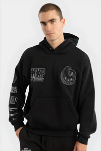 NXP x AFL Collingwood Magpies Mono Hoodie - Jet Black