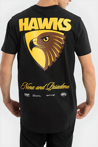 NXP x AFL Hawthorn Hawks Prime Tee - Jet Black