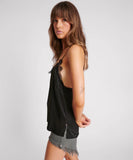 ONE TEASPOON Womens Black Lace Cami Top - Black