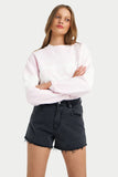 ROLLAS Womens Split Logo Sweater - Pink