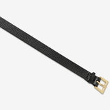 STATUS ANXIETY Womens Part Of Me Leather Belt - Black/ Gold, WOMENS BELTS, STATUS ANXIETY, Elwood 101