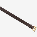 STATUS ANXIETY Womens Part Of Me Leather Belt - Choc/ Gold, WOMENS BELTS, STATUS ANXIETY, Elwood 101