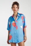 SUMMI SUMMI Womens Big Shirt Petite - Capulet, WOMENS TOPS & SHIRTS, SUMMI SUMMI, Elwood 101