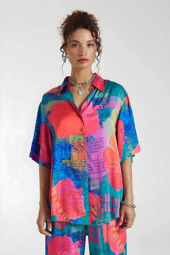 SUMMI SUMMI Womens Big Shirt - O, Romeo