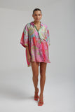 SUMMI SUMMI Womens Big Shirt - Dragon Blaze