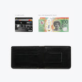 Status Anxiety MENS ETHAN LEATHER WALLET BLACK