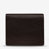 Status Anxiety MENS NATHANIEL WALLET CHOCOLOATE LEATHER