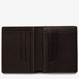 Status Anxiety MENS NATHANIEL WALLET CHOCOLOATE LEATHER