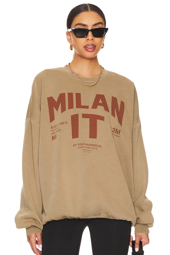 THE LAUNDRY ROOM Womens Welcome To Milan Jump Jumper - Camel Gold