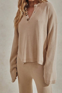 Sundays The Label WOMENS HERO KNIT TOP - BEIGE, WOMENS TOPS & SHIRTS, SNDYS, Elwood 101