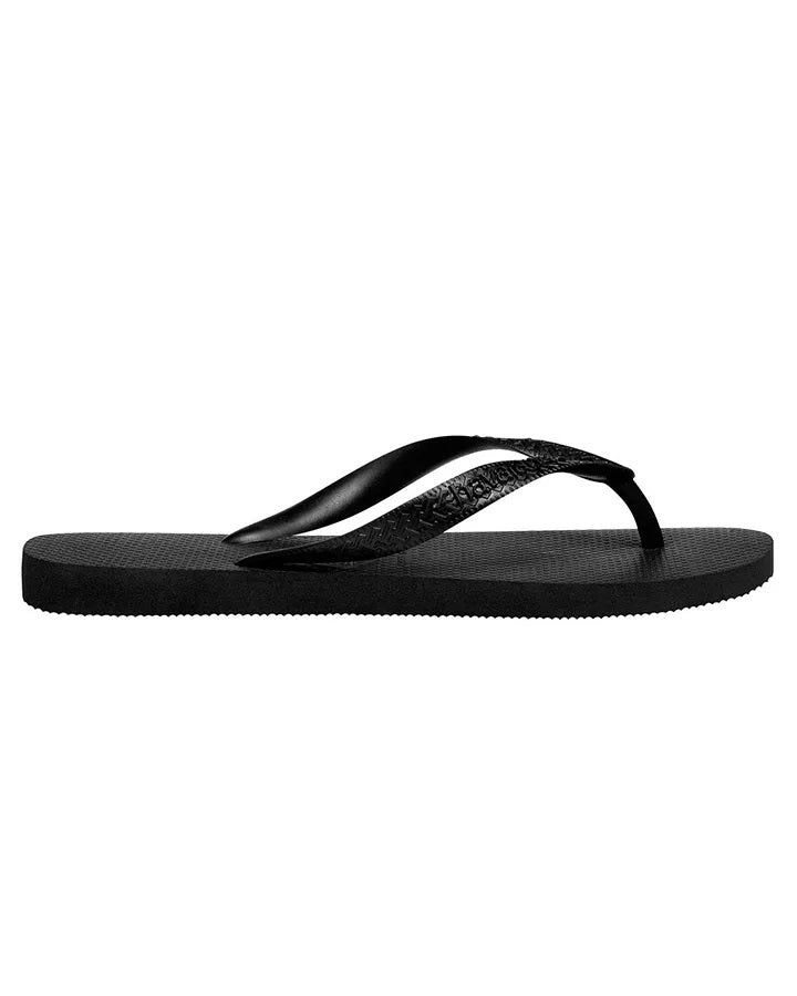 HAVAIANAS Slim Square Solid Black Female | Elwood 101